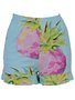 Pijama Curto Feminino Adulto De Malha V507M Vila Flor Azul E Rosa