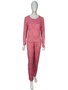 Pijama Feminino Adulto Em Suede Estampado 9200 Kanto Dos Sonhos Rosa