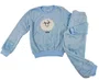 Pijama Fleece Feminino Juvenil 10-14 5809 Kanto Dos Sonhos Azul Claro