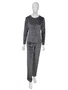 Pijama Plush Feminino Adulto 5815 kanto Dos Sonhos Chumbo