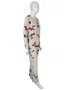 Pijama Plush Feminino Adulto 5815 kanto Dos Sonhos Gelo e Marrom
