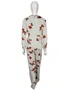 Pijama Plush Feminino Adulto 5815 kanto Dos Sonhos Gelo e Marrom