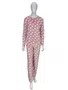 Pijama Plush Feminino Adulto 5815 Kanto Dos Sonhos Rosa e Branco