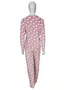 Pijama Plush Feminino Adulto 5815 Kanto Dos Sonhos Rosa e Branco