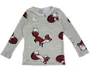 Pijama Plush Feminino Infantil 4-8 5816 Kanto dos Sonhos Gelo e Marrom