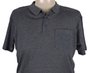 Camisa Polo Masculina Manga Curta Tamanho Especial PMI-102 Code Blue Cinza Escuro