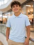 Polo Tradicional Juvenil Masculina 1000064995 Malwee Azul