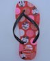 Chinelo Feminino Adulto Slim Disney Havaianas Vermelho E Preto