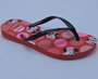 Chinelo Feminino Adulto Slim Disney Havaianas Vermelho E Preto