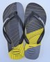 Chinelo Masculino Adulto Trend Havaianas Amarelo E Preto