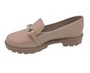 Sapato Mocassim Feminino Adulto Bridão De Metal 4283.104 Beira Rio Nude