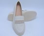 Sapato Mocassim Feminino Adulto Napa Turim 5666.106 Moleca Branco Off