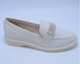 Sapato Mocassim Feminino Adulto Napa Turim 5666.106 Moleca Branco Off