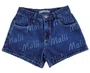 Shorts Jeans Evasê Feminino Juvenvil 10/16  6001 Maliinha Jeans Médio