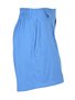 Shorts Em Viscolinho Feminino Adulto 1.703368 Lecimar Azul Porcelana