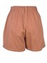 Shorts Em Viscolinho Feminino Adulto 1.703368 Lecimar Bege Outono