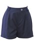 Shorts Em Viscolinho Feminino Adulto 1.703368 Lecimar Preto