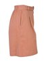 Shorts Em Viscolinho Pequiá Feminino Adulto 1.703416 Lecimar Bege