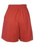 Shorts Em Viscolinho Pequiá Feminino Adulto 1.703416 Lecimar Coral