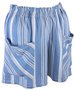 Shorts Feminino Adulto Vicose Rayon 1.701810 Lecimar Azul