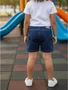 Shorts Jeans Cargo Feminino Infantil 4/8 6055 Maliinha Jeans Escuro