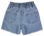 Shorts Jeans Feminino Bebê 1/3  6047 Maliinha Jeans Claro