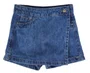 Shorts Saia Jeans Bebê 1/3  6044 Maliinha Jeans Médio