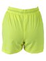 Shorts Tactel Feminino Adulto Liso 31654 Vanton Amarelo Neon