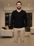 Sueter De Tricot Masculino Adulto 582061 Mormaii Preto