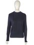 Suéter Feminino Adulto Tricot Gola Careca 87.09.0309 Mosaico Preto