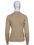 Suéter Feminino Gola Alta Modal trabalhado 2452 Dunialin Bege