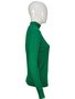 Suéter Feminino Gola Alta Modal trabalhado 2452 Dunialin Verde