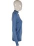 Suéter Feminino Gola Média Trabalhado  S00825 Dunialin Azul Claro