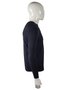 Suéter Masculino Gola Redonda Modal Trabalhado S03225 Dunialin Preto