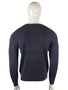 Suéter Masculino Gola Redonda Modal Trabalhado S03225 Dunialin Preto