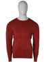 Suéter Masculino Gola Redonda Modal Trabalhado S03225 Dunialin Telha