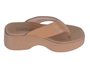 Tamanco Plataforma Feminino Adulto 5503.105 Moleca Nude