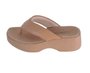Tamanco Plataforma Feminino Adulto 5503.105 Moleca Nude