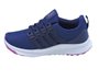 Tenis Feminino Adulto Em Tecido SK2503 Spark Marinho e Fucsia