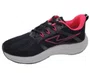 Tênis Unissex Adulto em Nylon Sintético 130BF90 Vorax Preto e Pink