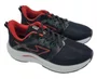 Tênis Unissex Adulto em Nylon Sintético 130BF90 Vorax Preto e Vermelho