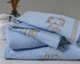 Toalha De Banho Florence 100% Algodão 80cm X1,50m Cavhome Blue Sky