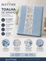 Toalha De Banho Jacquard 70X140 Carlina Buetter Mediterrânio