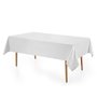 Toalha De Mesa Retangular 1,40m X 2,50m Evan Karsten Branco