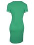 Vestido Básico Canelado De Viscose Feminino Adulto 1000099070 Malwee Verde