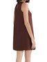 Vestido Básico Em Viscose Feminino Adulto HAF6 Hering Chocolate