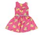 Vestido Curto Feminino Infantil Estampado Com Cinto 745 Tacadu Rosa