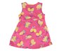 Vestido Curto Feminino Infantil Estampado Com Pregas 746 Tacadu Rosa