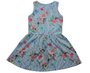 Vestido Femino Infantil Sem Manga Franzido Estampa Floral Com Cinto 10312785 Marisol Verde
