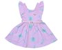 Vestido Feminino Infantil 1-3 Curto Estampa Folha 1000073788 Carinhoso Rosa Bêbe